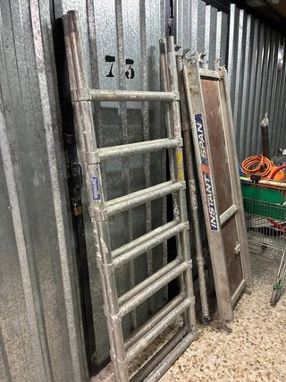 Andamio de aluminio plegable