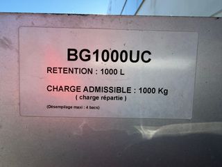 Cubeta de retención 1.000 L EMPTEEZY IBERICA.