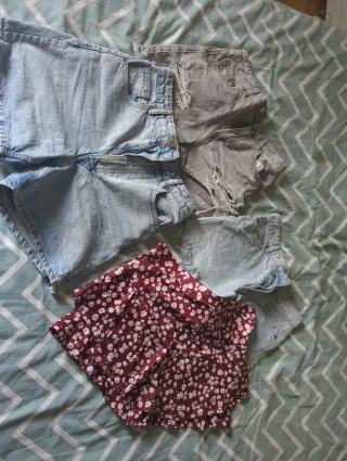 Pack 4 Pantalones Cortos Mujer