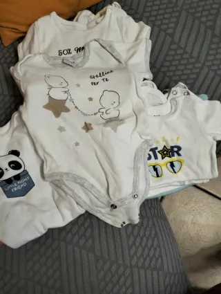 15 body neonati manica corta