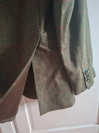 Americana El Corte Inglés verde cuadros