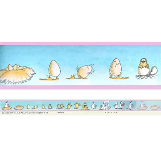 Cenefa 24-YBS04A El huevo y la gallina