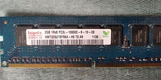 RAM PC SOBREMESA 2GB DDR2 PC3L-10600