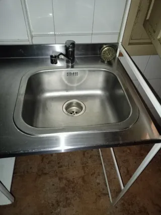 Mueble Fregadero Acero Inoxidable