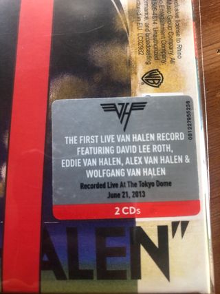 Van Halen - Tokyo Dome Live - 2 CDs