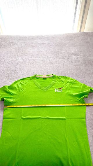 Camiseta vintage de Hollister talla XL color verde