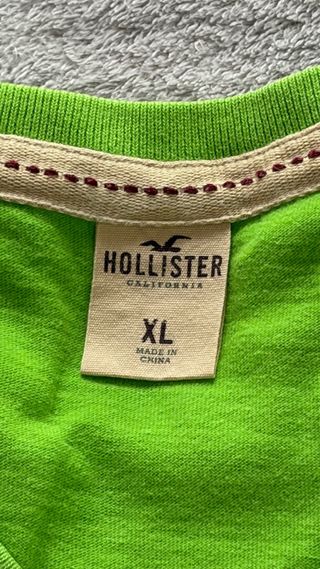 Camiseta vintage de Hollister talla XL color verde