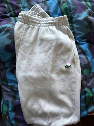 Pantalón Lacoste Tapered Fit Gris Talla S