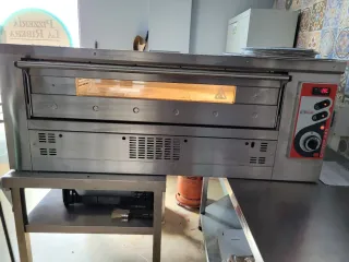 Horno de gas Zanolli para 6 pizzas