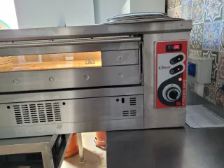 Horno de gas Zanolli para 6 pizzas