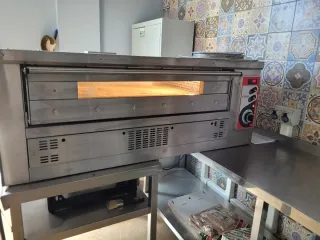 Horno de gas Zanolli para 6 pizzas