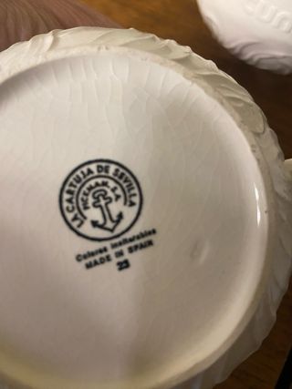 Juego 6 Tazas Leche La Cartuja Cunia