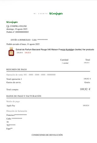 Baccarat Rouge 540 70ml Original