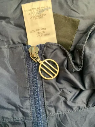 Chaqueta Cortavientos Adidas Vintage Azul