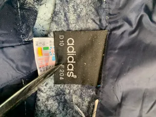 Chaqueta Cortavientos Adidas Vintage Azul