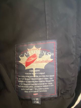 Giacca Canadien's donna nera mezza stagione
