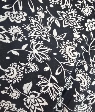 Vestido estampado floral sin mangas