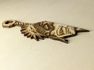 Segnalibro Gaara Naruto in legno artigianale
