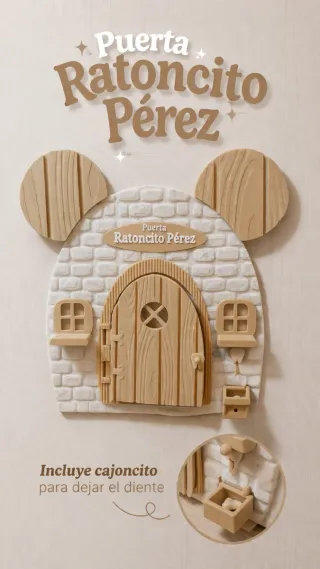 Puerta Ratón Pérez con cajoncito