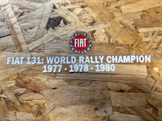 Pegatina Fiat 131 World Rally Champion