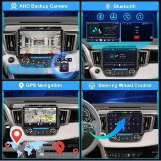 Pantalla Toyota RAV4 2013-2019 Android 13