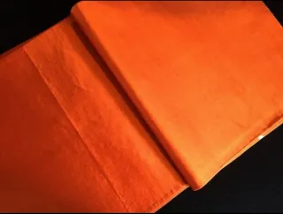 Fascia Cintura Kimono Seta Oro Rosso