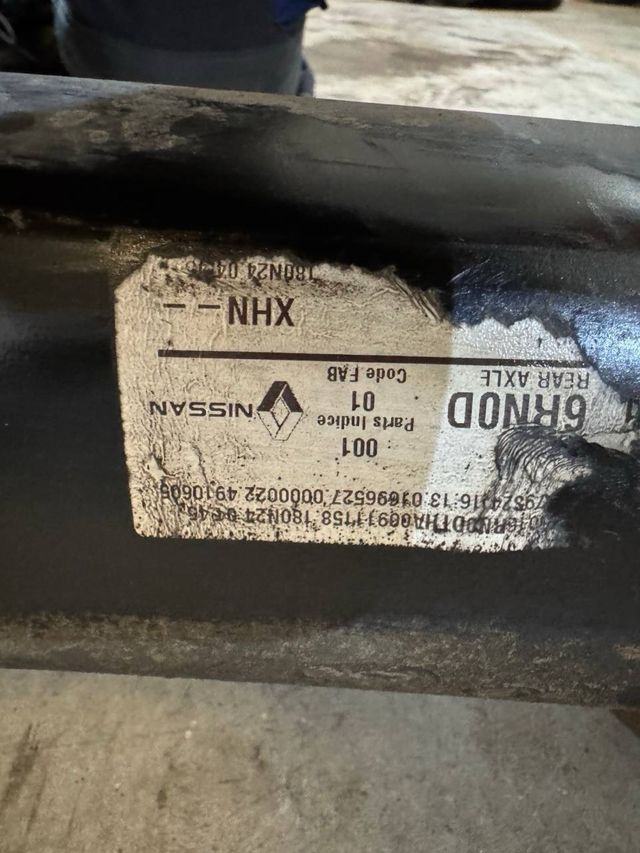 Eje Trasero Nissan Qashqai 2024
