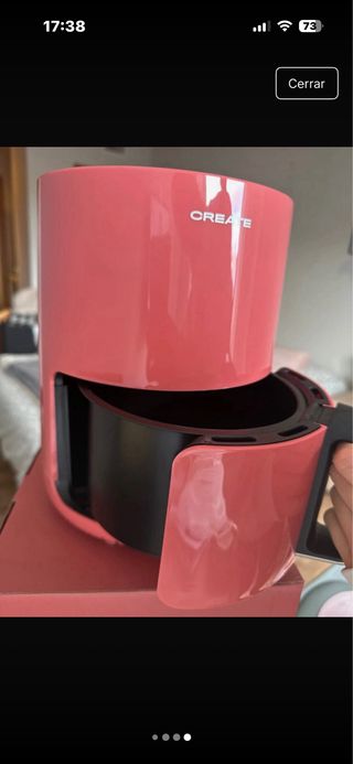 Freidora de aire CREATE rosa