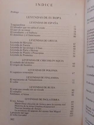 Antología de leyendas universales