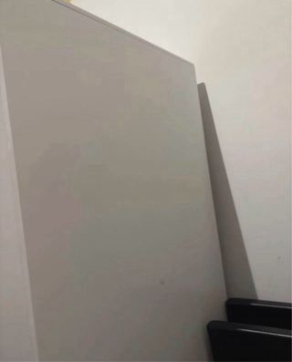 Armario blanco y madera Sklum