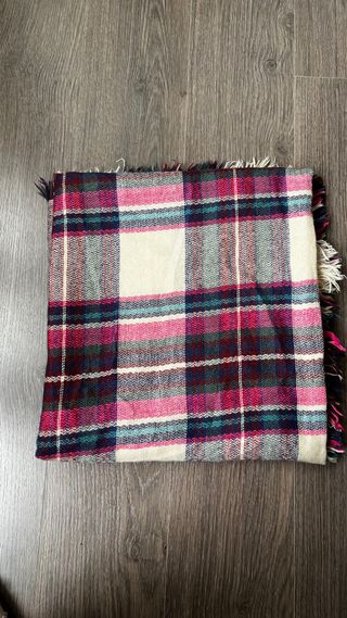 Pañuelo bufanda cuadros 60x60 multicolor