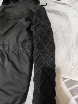 Chaqueta marron con forro blanco Talla S