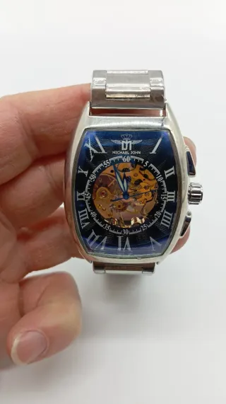 Orologio Michael John automatico blu