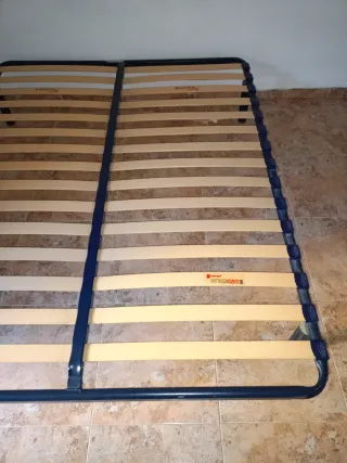 Somier 150cm Metal y Madera pikolin