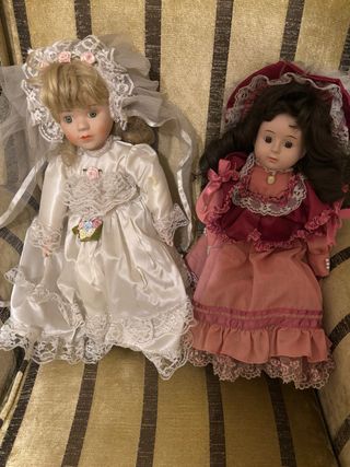 Muñecas de porcelana vintage