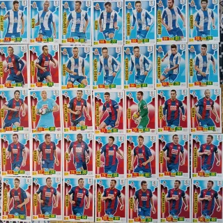ADRENALYN XL, 2018,19. LOTE n2. Cromos Fútbol