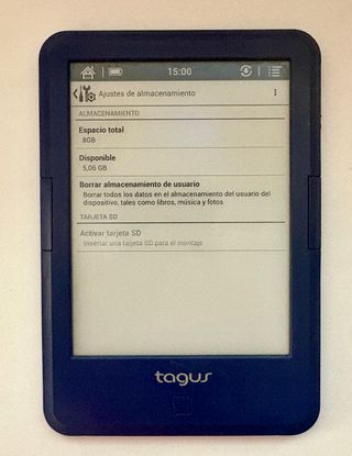 EBOOK TAGUS IRIS PANTALLA 6¨RETROILUMINADA 8 GB