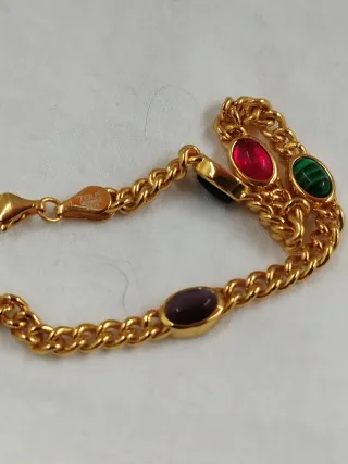 Pulsera Tous Plata con Gemas