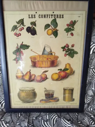 Cuadro Vintage Les Confitures