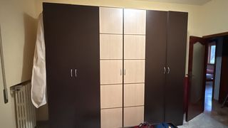 Armadio camera da letto legno beige/marrone