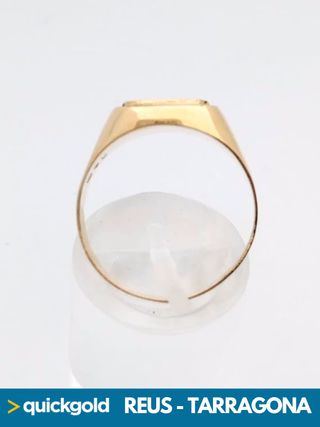 035-01-00533 ANILLO ORO BLANCO 18K SELLO T17