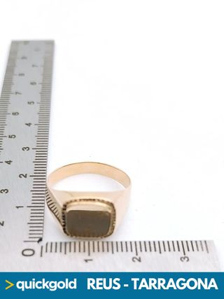 035-01-00533 ANILLO ORO BLANCO 18K SELLO T17