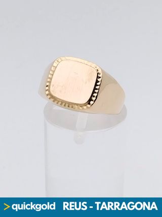 035-01-00533 ANILLO ORO BLANCO 18K SELLO T17