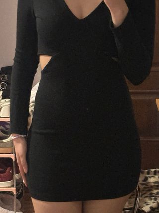 Vestido Negro Zara
