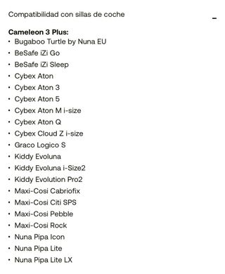 Bugaboo Cameleon 3 Plus con Accesorios