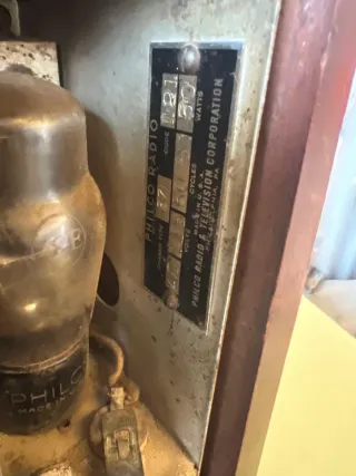 Radio Antigua Philco Madera