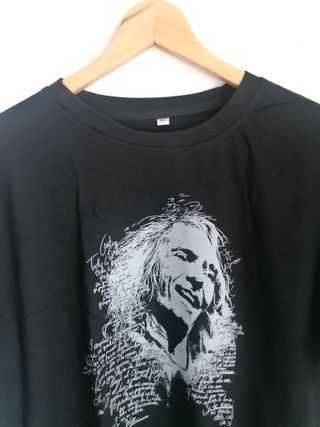 Camiseta Robe Extremoduro Talla XL Negra