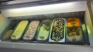 Nevera de helados comercial