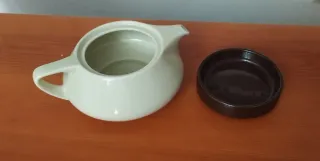 Tetera Jarra Cerámica Vintage Minimalista 500 ml.