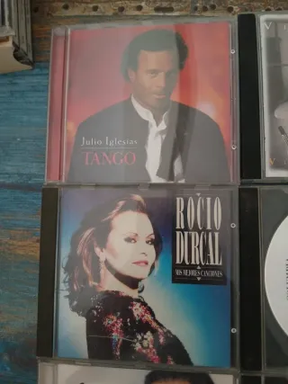Lote 6 CDs: Julio Iglesias, Rocio Durcal,